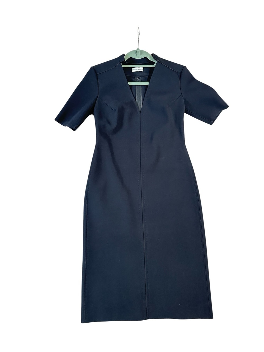 Scanlan Theodore black  V-Neck Midi Dress - Picture 3 of 7